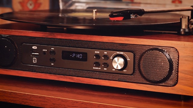 Amazon.com: Vinyl Record Player with 4+2 External Stereo Speakers